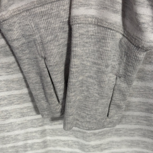 Athleta Light Gray and White Striped Dress - Picture 5 of 5